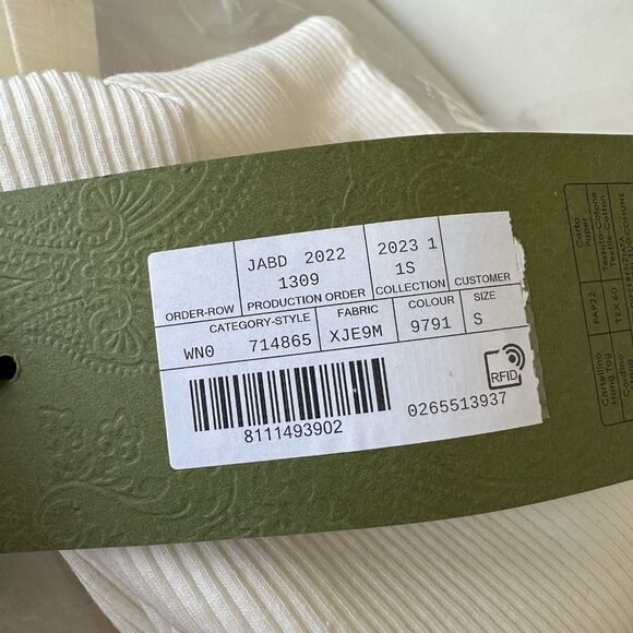 NWT GUCCI Cotton tank top with Cosmogonie label Sz S 100% Authentic Ribbed - Picture 10 of 11